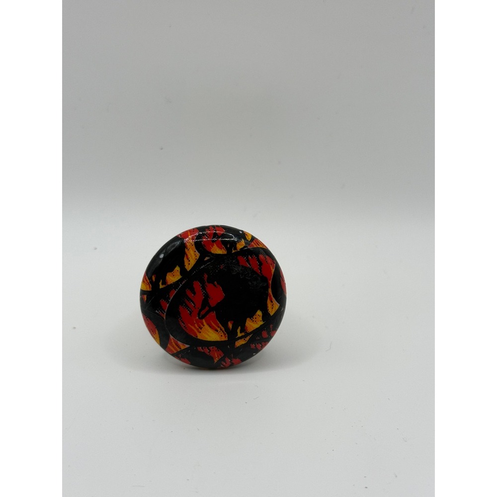 Madrid Spain Ceramic Wine Bottle Stopper Hand Painted Bullfight Scene Souvenir
